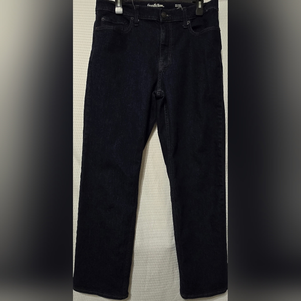 Goodfellow & Co Men's Navy Blue Straight Jeans